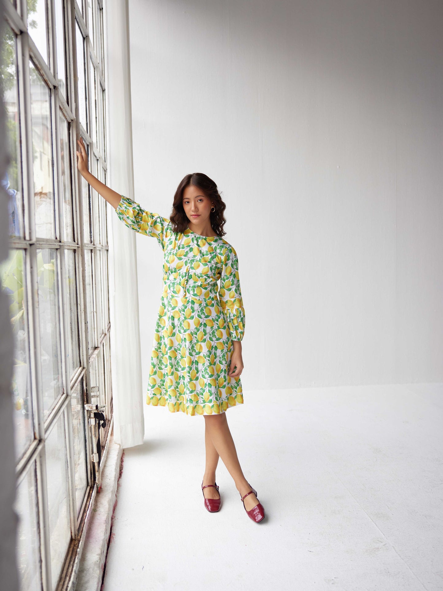 RAVELLO MIDI SUNSHINE DRESS