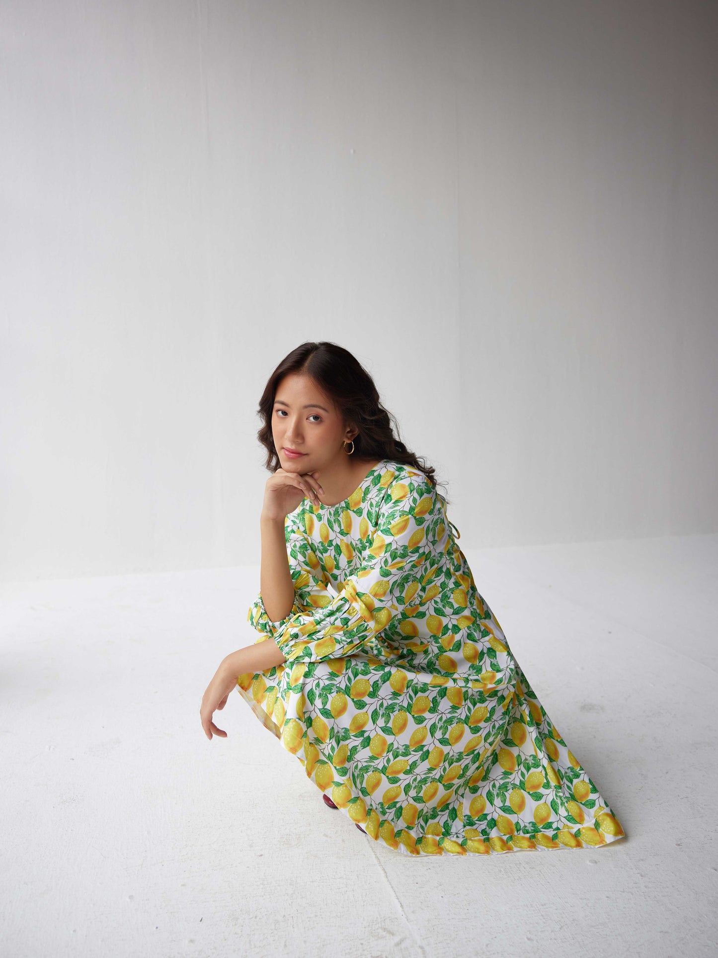 RAVELLO MIDI SUNSHINE DRESS
