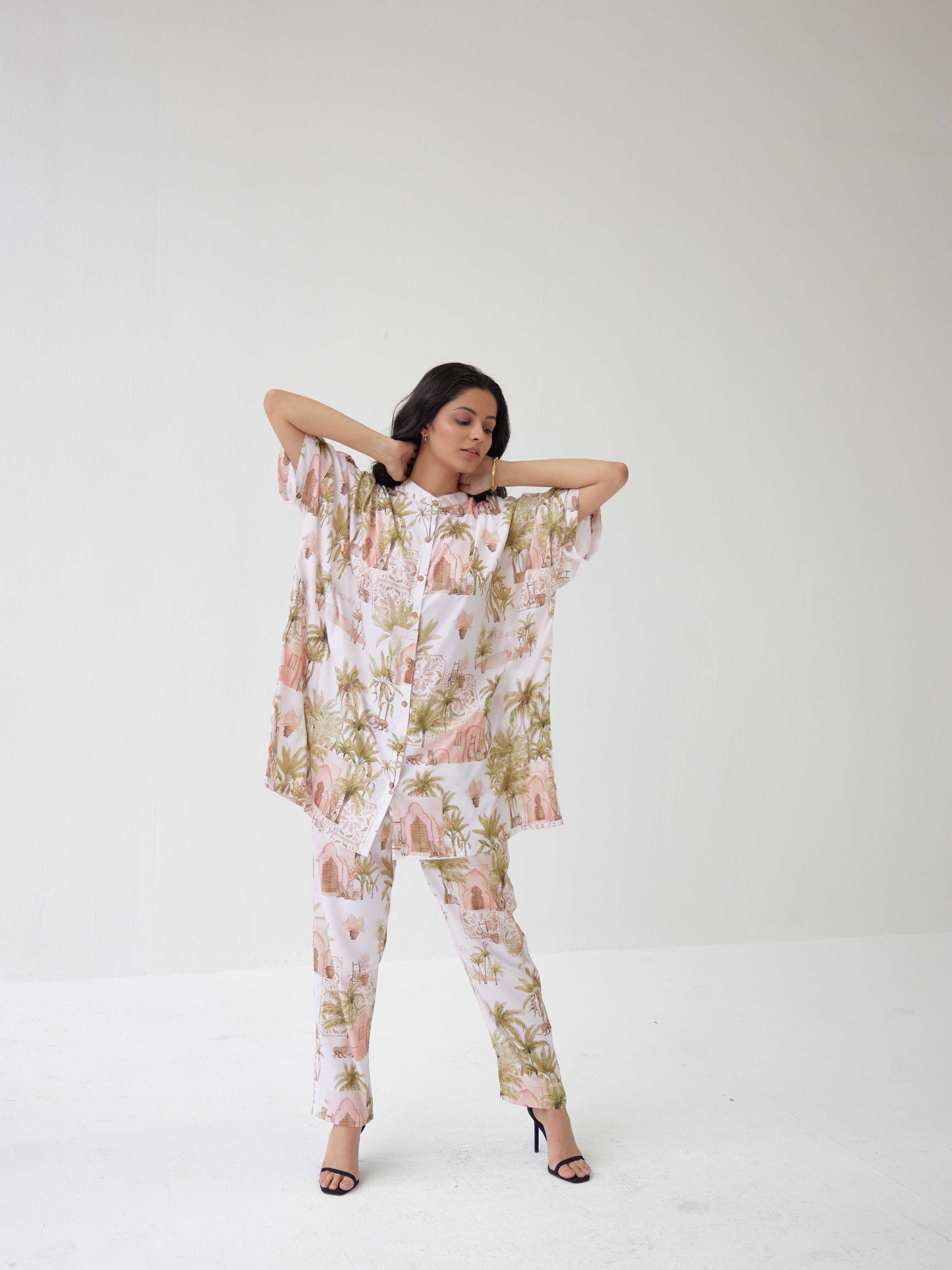 AUTUMN MIST KAFTAN CO-ORD SET
