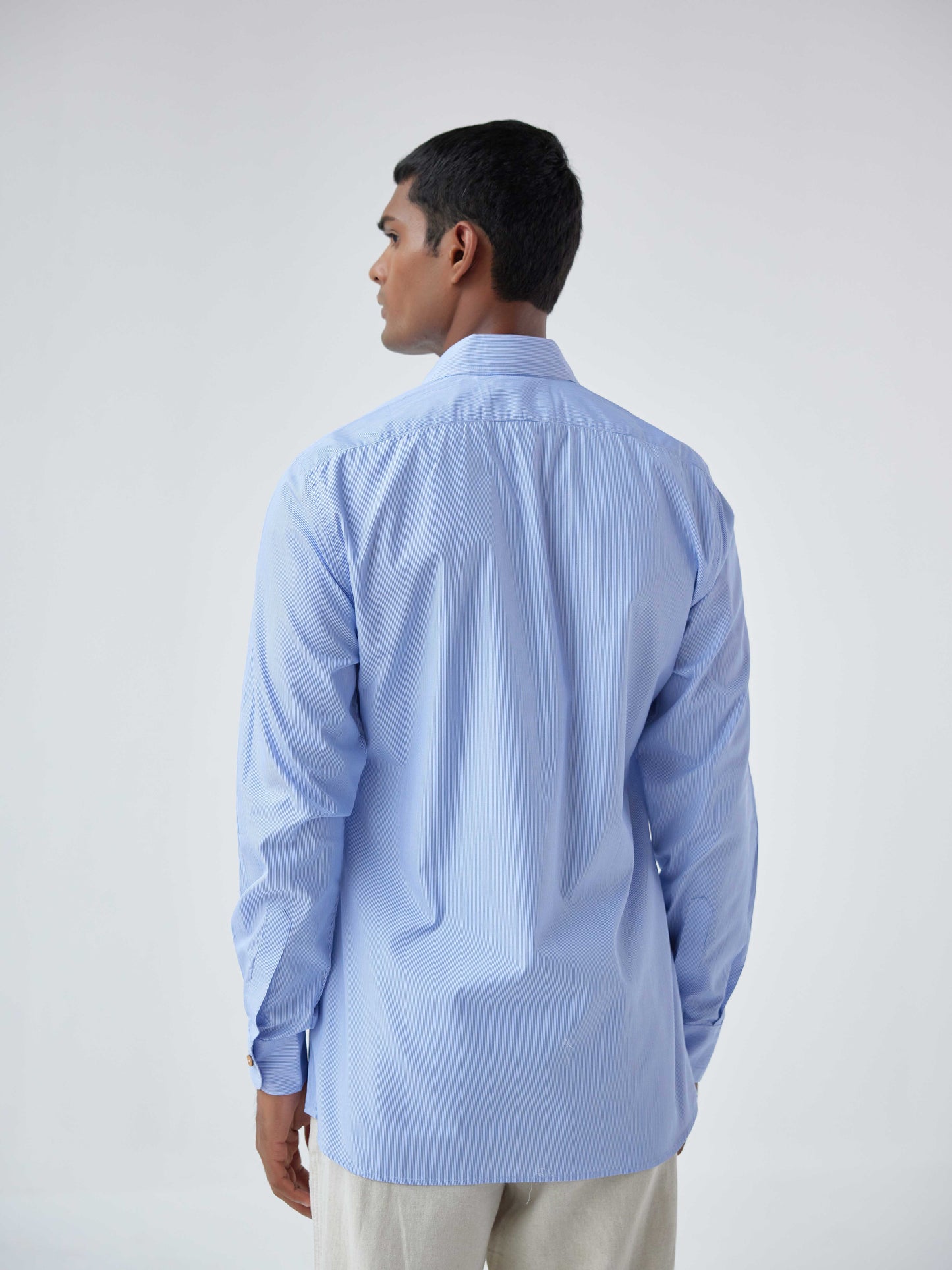 BLUE STRIPE RESORT FULL SLEEVES SHIRT
