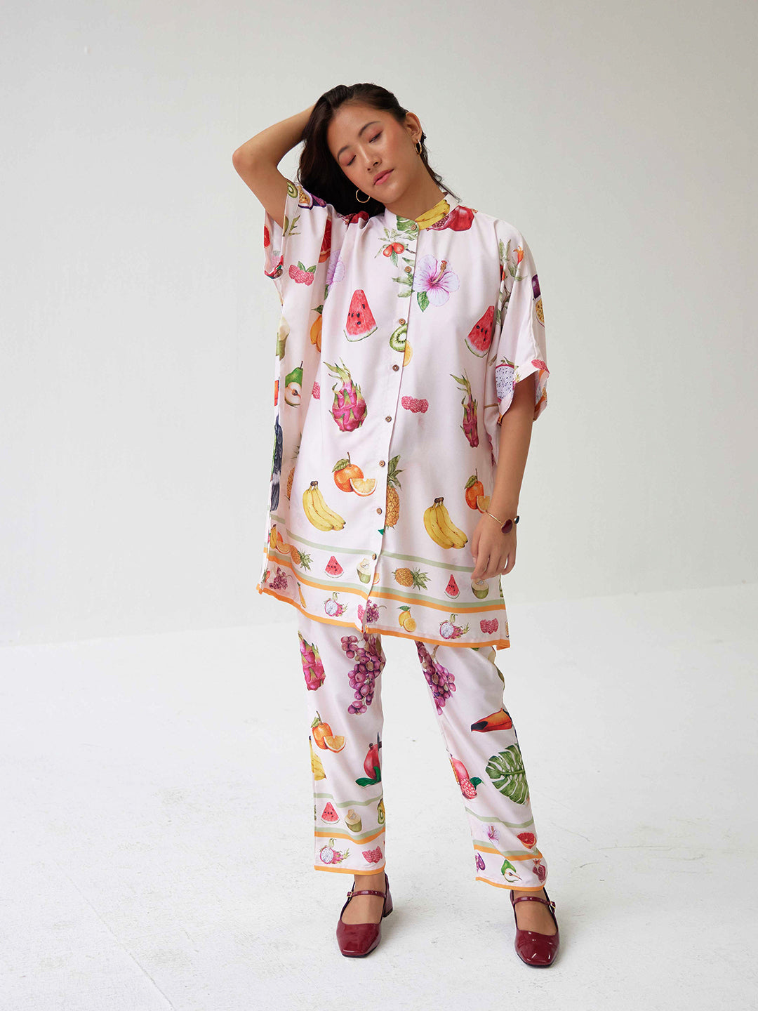 PINA COLADA KAFTAN TOP CO-ORD