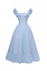 Blue Cotton Madaline dress