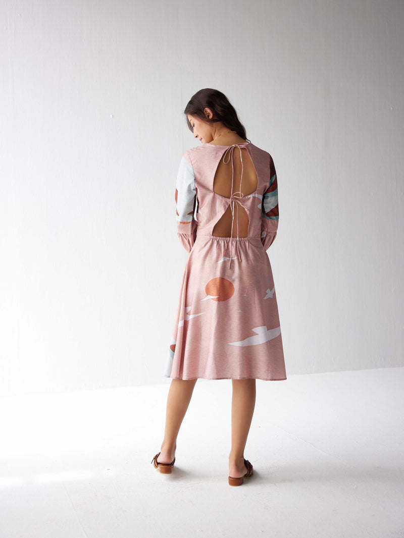 MOUNTAIN VALLEY MIDI DRESS