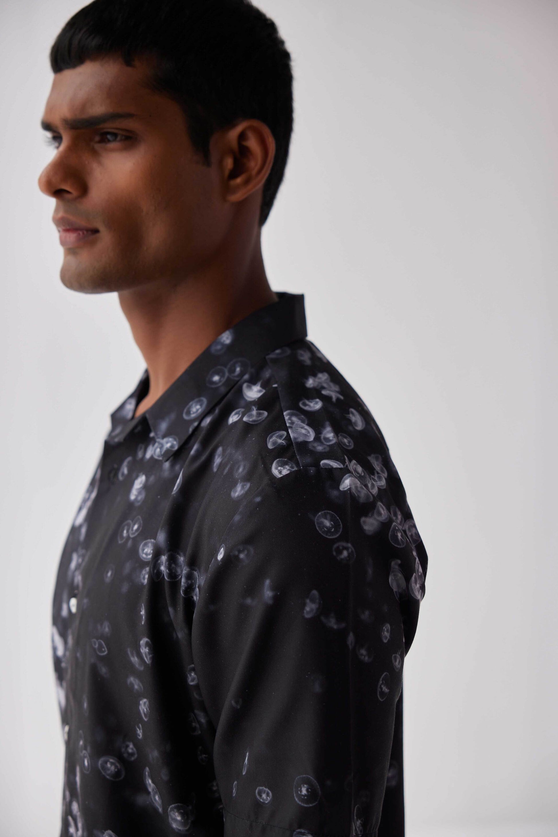 jellyfish dress shirt Jellyfish Tailored Shirt Limited Edition in Ripstop Cotton Cloud / TWO S/M