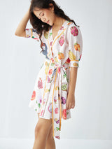 PINA COLADA WRAP DRESS