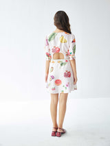 PINA COLADA WRAP DRESS