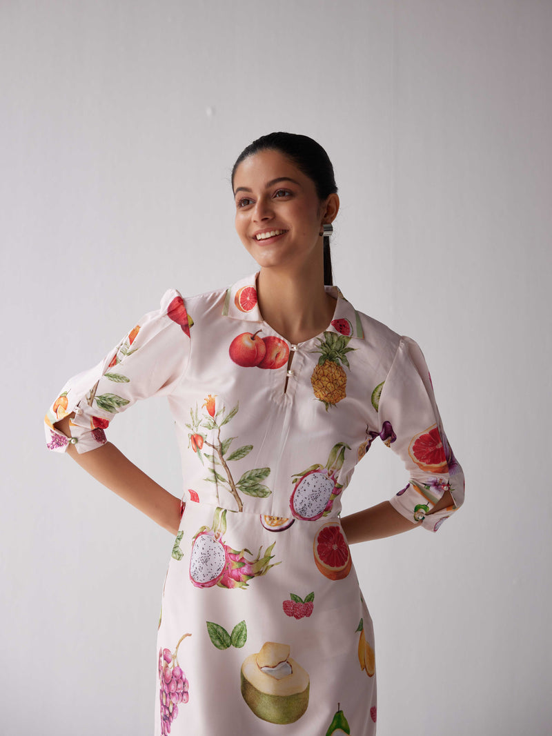 PINA COLADA MIDI DRESS