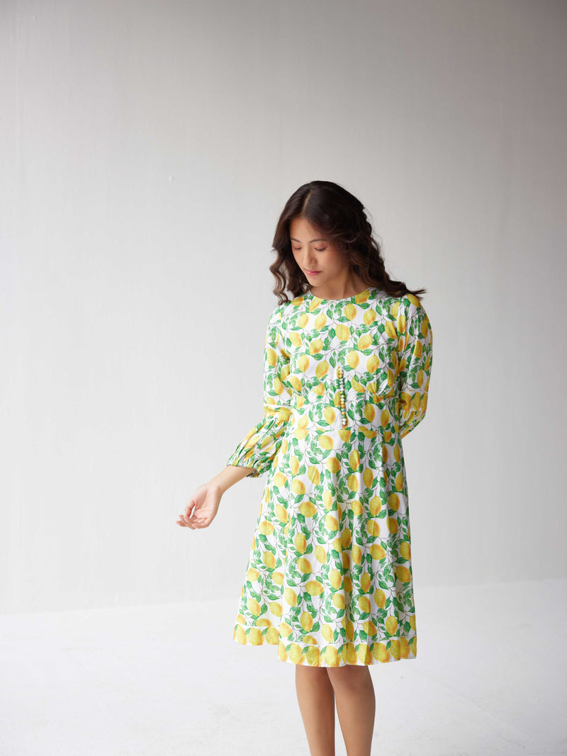 RAVELLO MIDI  SUNSHINE DRESS