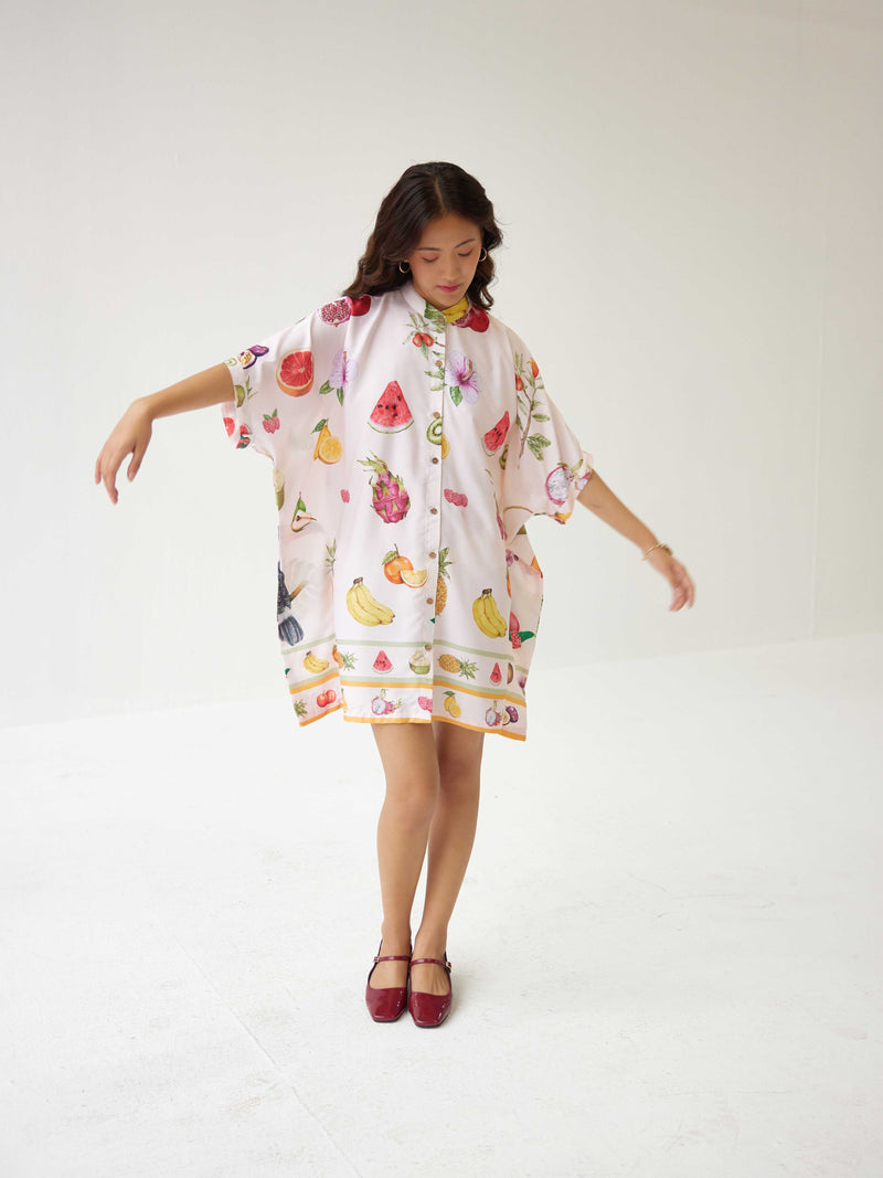 PINA COLADA KAFTAN DRESS