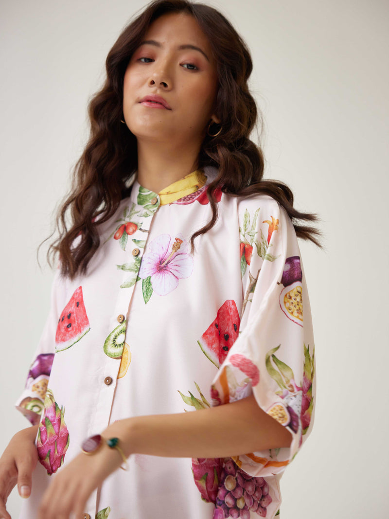 PINA COLADA KAFTAN DRESS