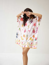 PINA COLADA KAFTAN DRESS