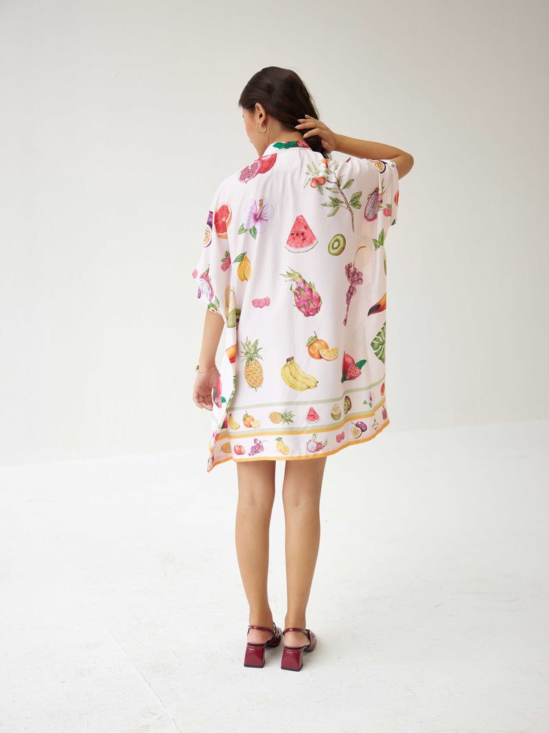 PINA COLADA KAFTAN DRESS