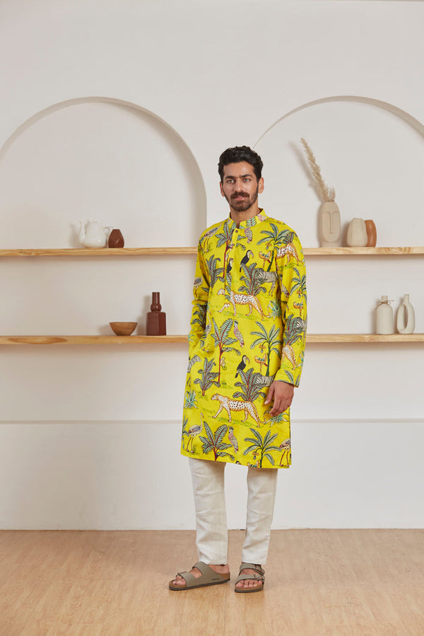 Vanaspati Kurta (Yellow)