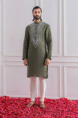 BAHAWALPUR KURTA SET (DUSTY ROSE)