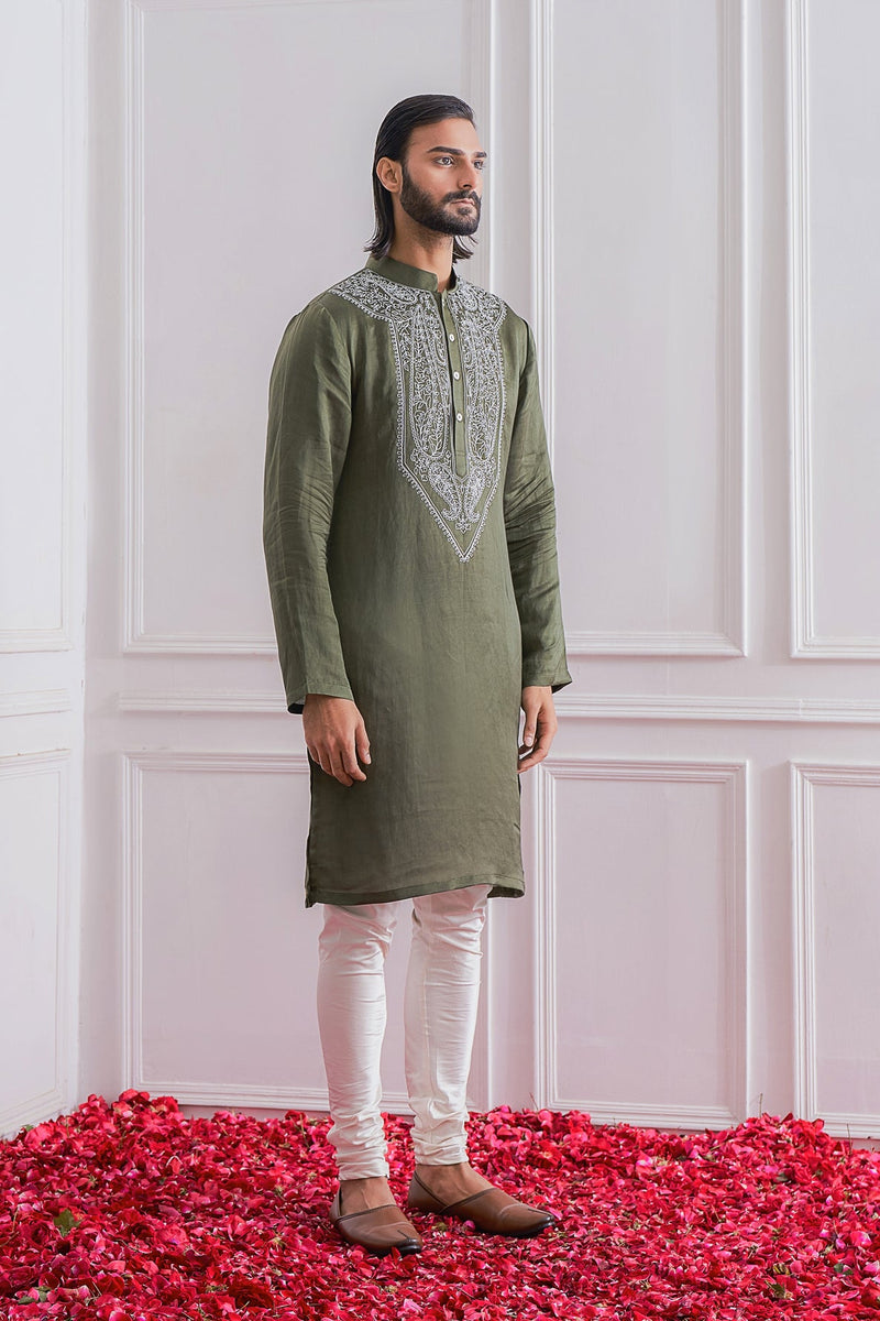 BAHAWALPUR KURTA SET (DUSTY ROSE)