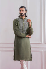 BAHAWALPUR KURTA SET (DUSTY ROSE)