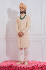 FEROZ SHERWANI SET (DUSTY ROSE)