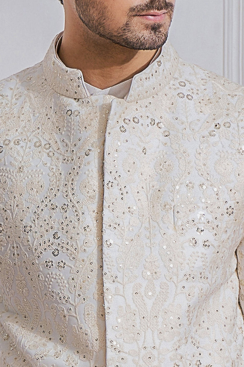 FEROZ SHERWANI (IVORY)