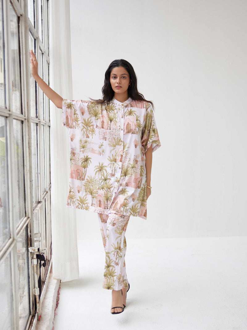 AUTUMN MIST KAFTAN CO-ORD SET