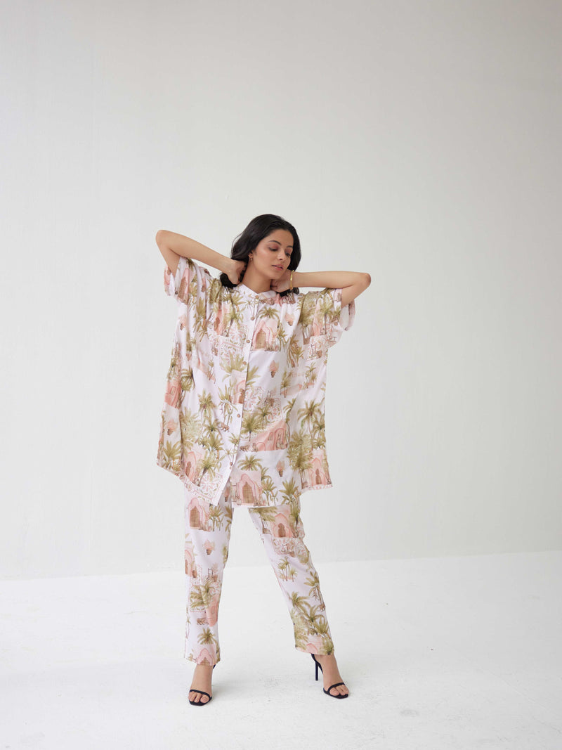 AUTUMN MIST KAFTAN CO-ORD SET