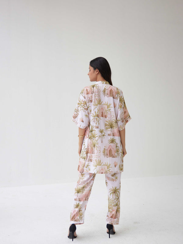 AUTUMN MIST KAFTAN CO-ORD SET