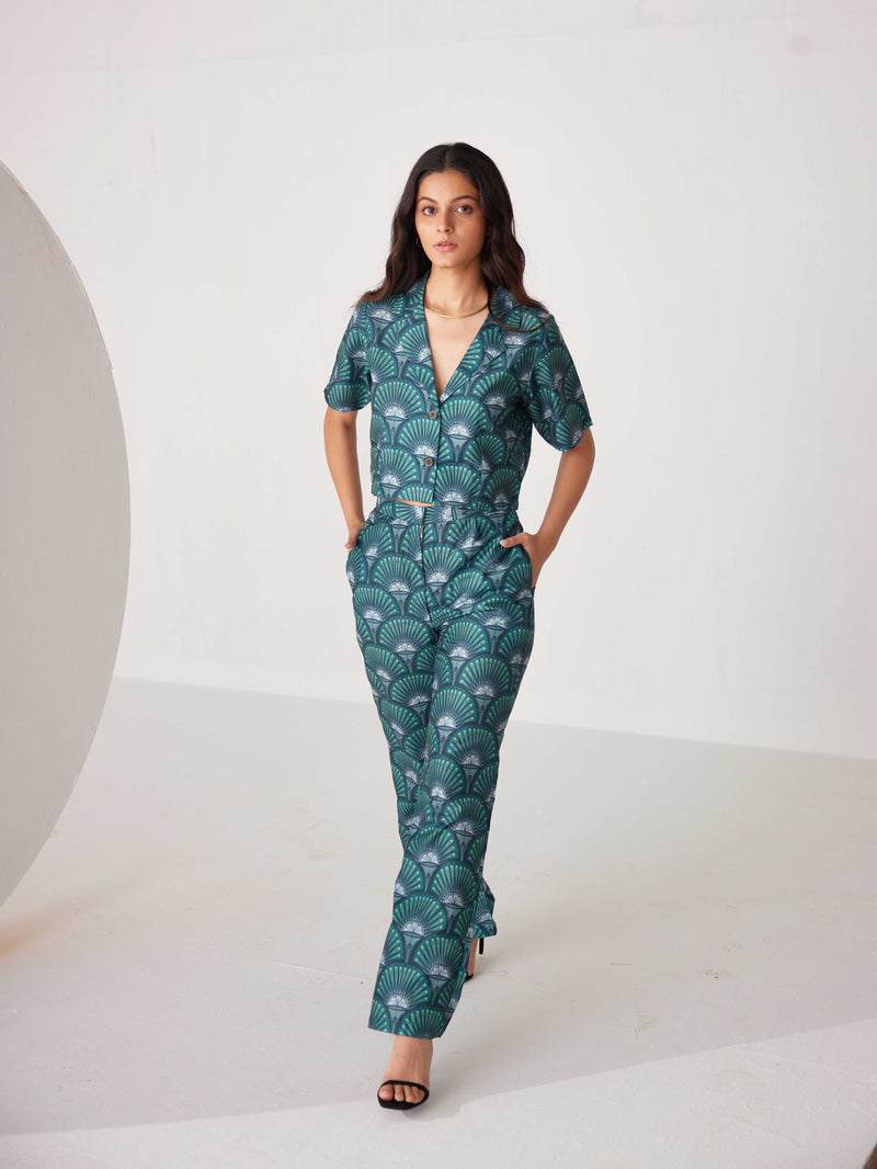 FOREST FERN BLAZER CO-ORD