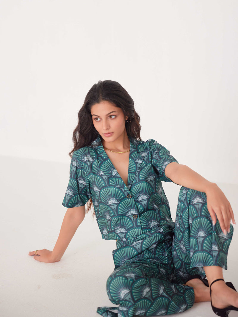 FOREST FERN BLAZER CO-ORD