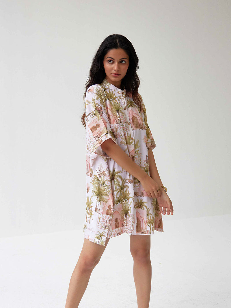 AUTUMN MIST KAFTAN DRESS