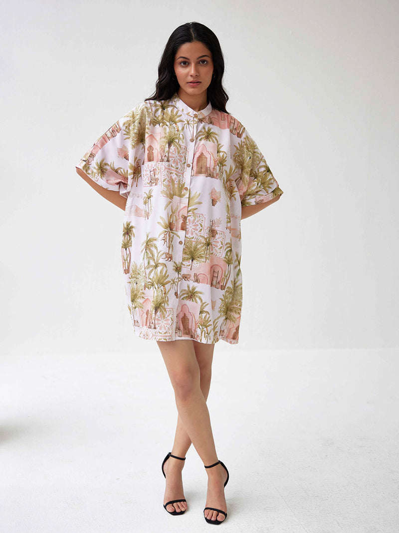 AUTUMN MIST KAFTAN DRESS