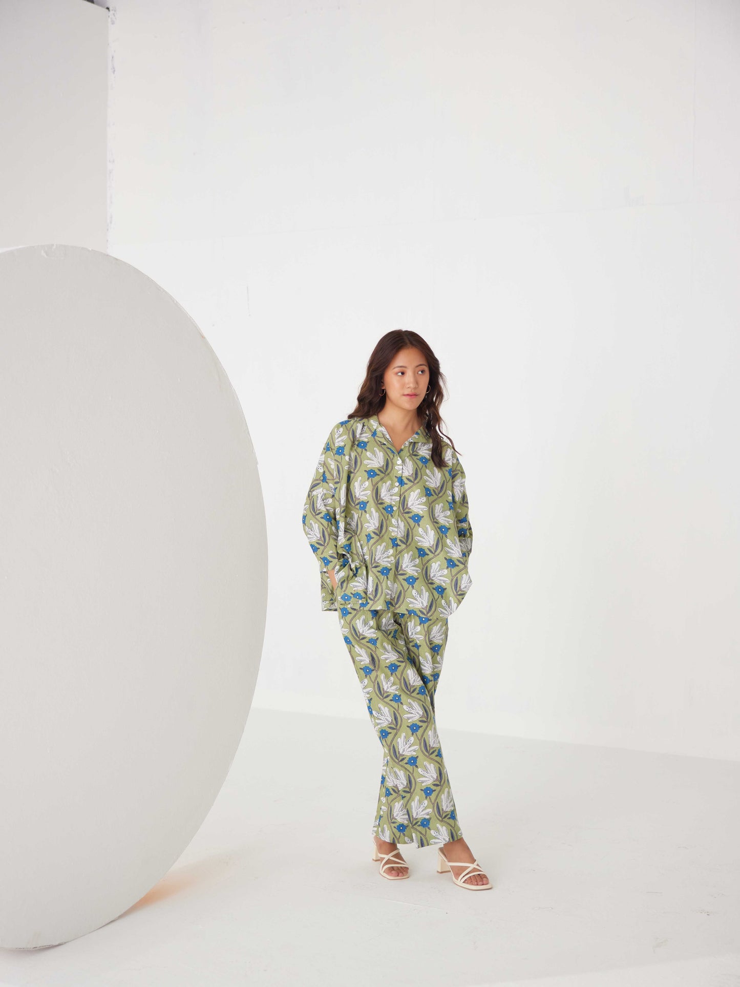 GREEN TULIP KAFTAN CO-ORD