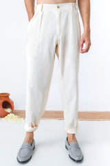 Safed Suti Trouser