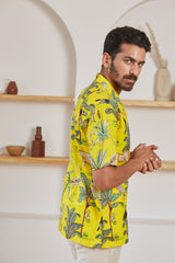 Van Print Shirt (Yellow)