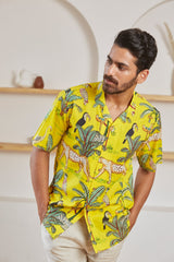 Van Print Shirt (Yellow)