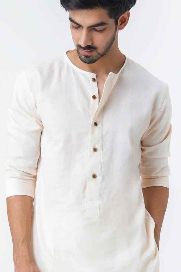 Safed Suti Shirt