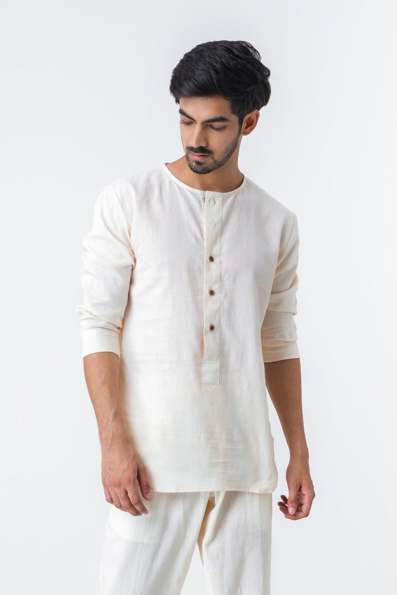 Safed Suti Shirt