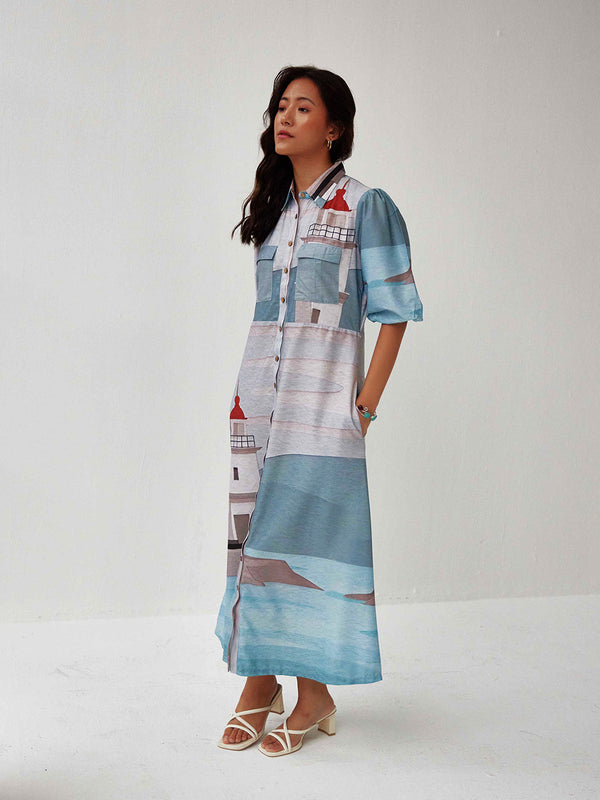 LIGHT HOUSE MAXI DRESS