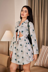 ART DECO MINI DRESS
